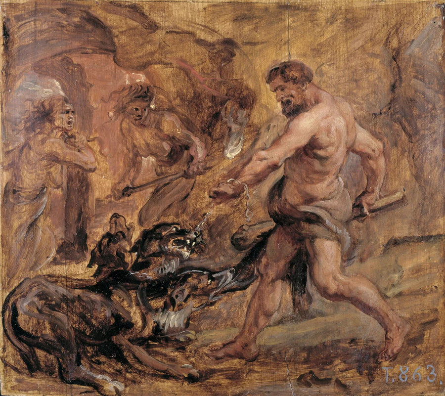 Herkül ve Kerberos - Peter Paul Rubens