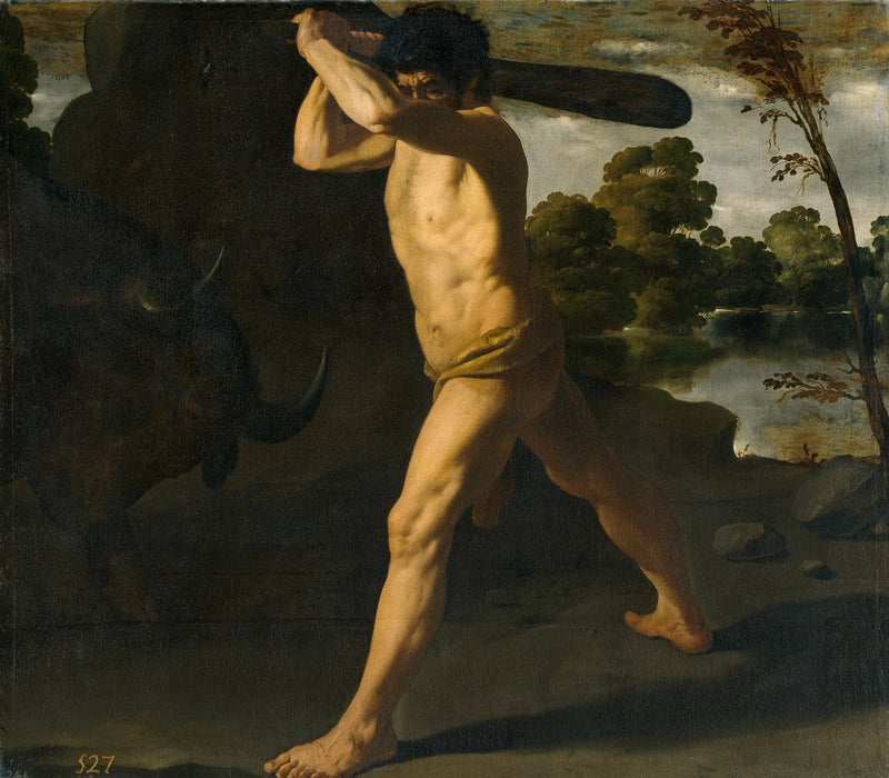Herkül ve Girit boğası - Francisco de Zurbarán