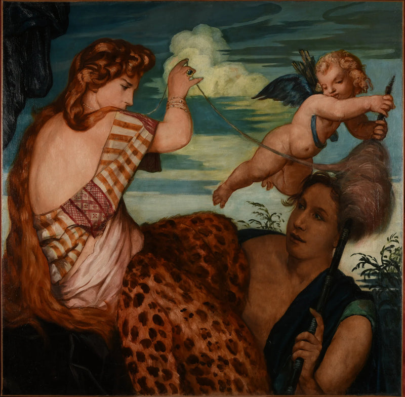 Herkül ve Omfale - Émile Bernard