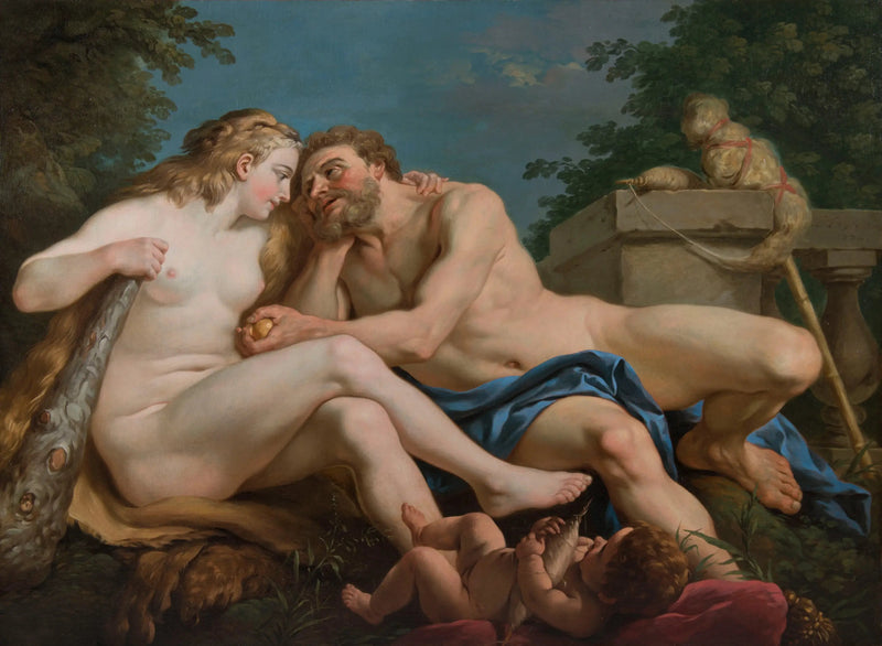 Herkül ve Omfale - Louis Jean François Lagrenée
