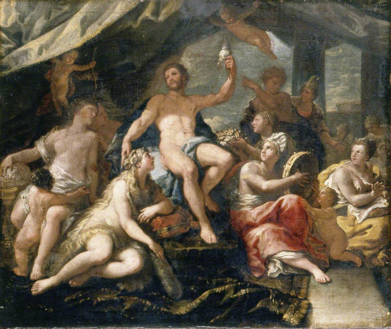 Herkül ve Omfale - Luca Giordano
