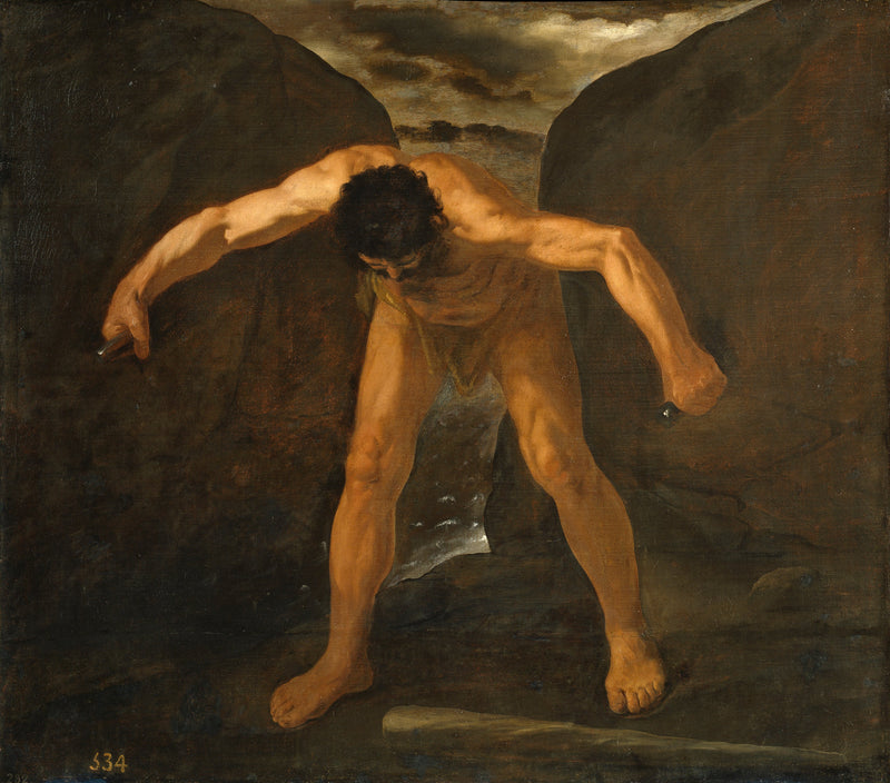 Herkül, Calpe ve Abyla Dağlarını Ayıran - Francisco de Zurbarán