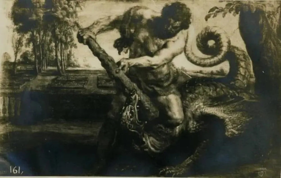 Herkül'ün Hesperidlerin Bahçesi'nde Ejderhayı Öldürmesi - Peter Paul Rubens