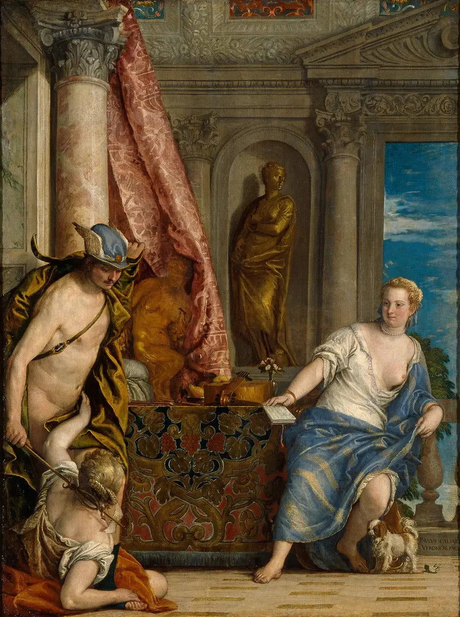 Hermès Hersé et Aglauros - Paul Véronèse - Alpha Reproduction