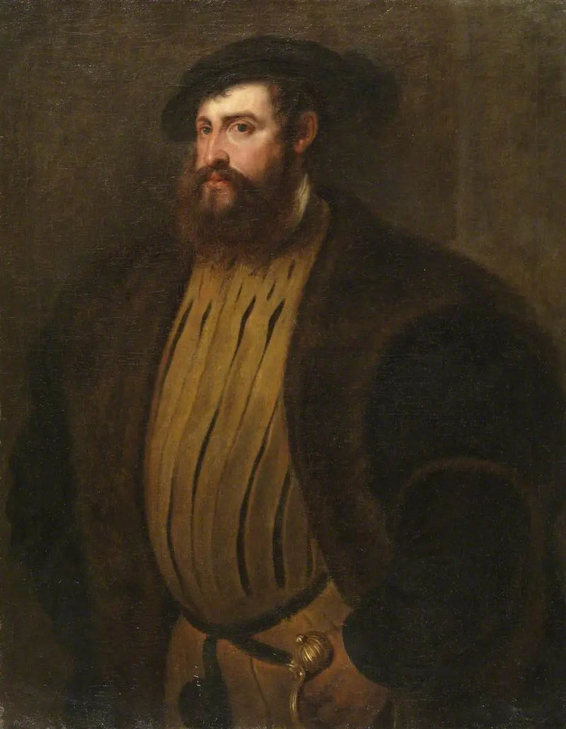 Hernan Cortez (?) (Titian'dan) - Peter Paul Rubens