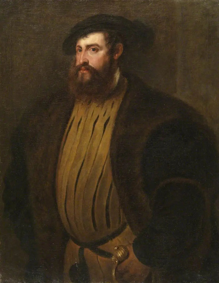 Hernan Cortez (?) (Titian'dan) - Peter Paul Rubens