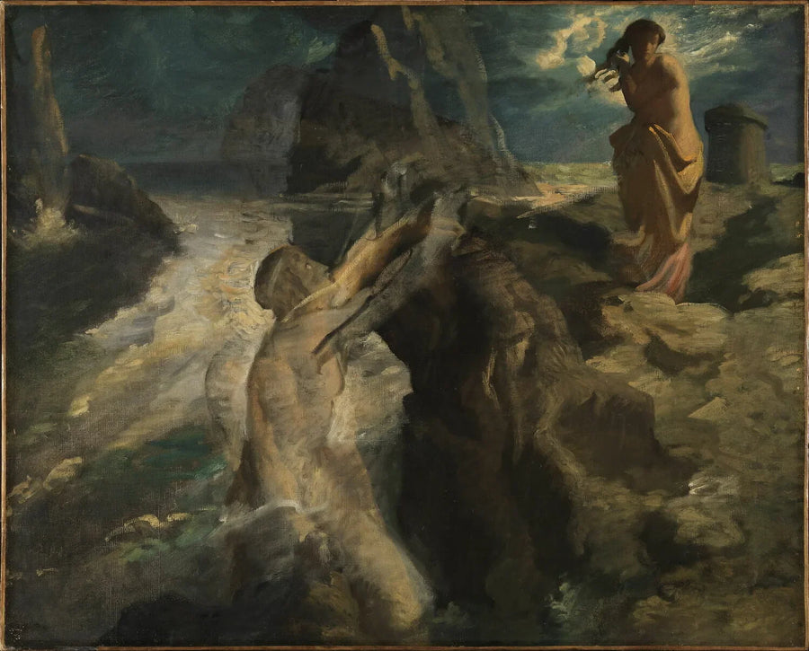 Héro ve Léandre - Théodore Chassériau