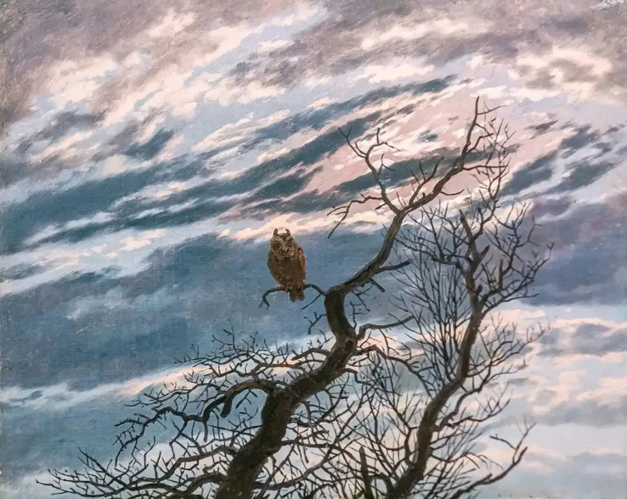 Ağaçta Baykuş - Caspar David Friedrich