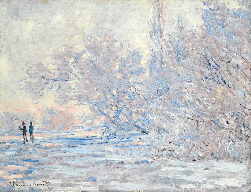 Giverny'de Kış - Claude Monet
