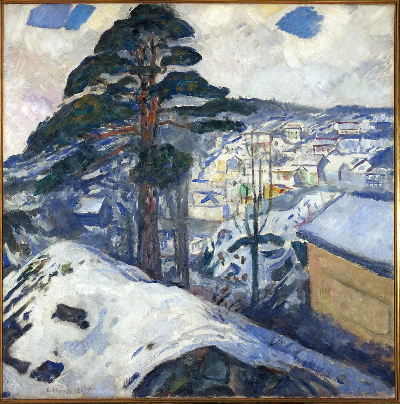 Kragerø'da Kış - Edvard Munch