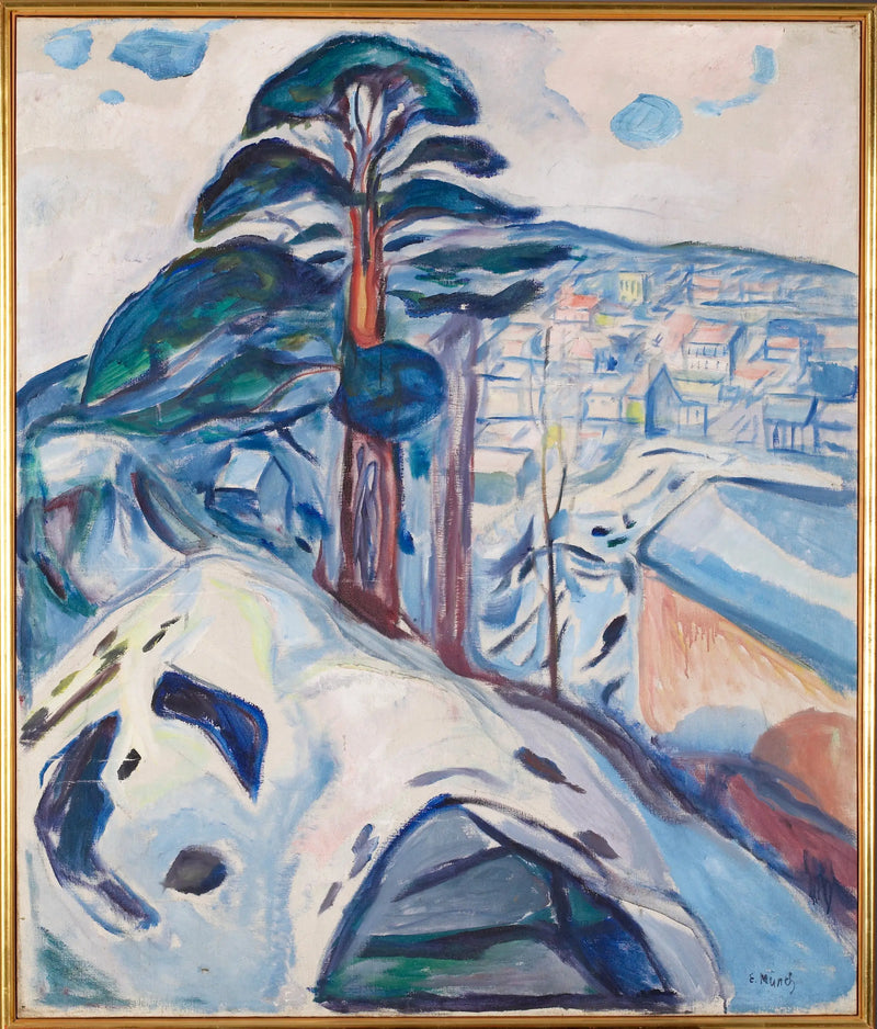 Kragerø'da Kış - Edvard Munch