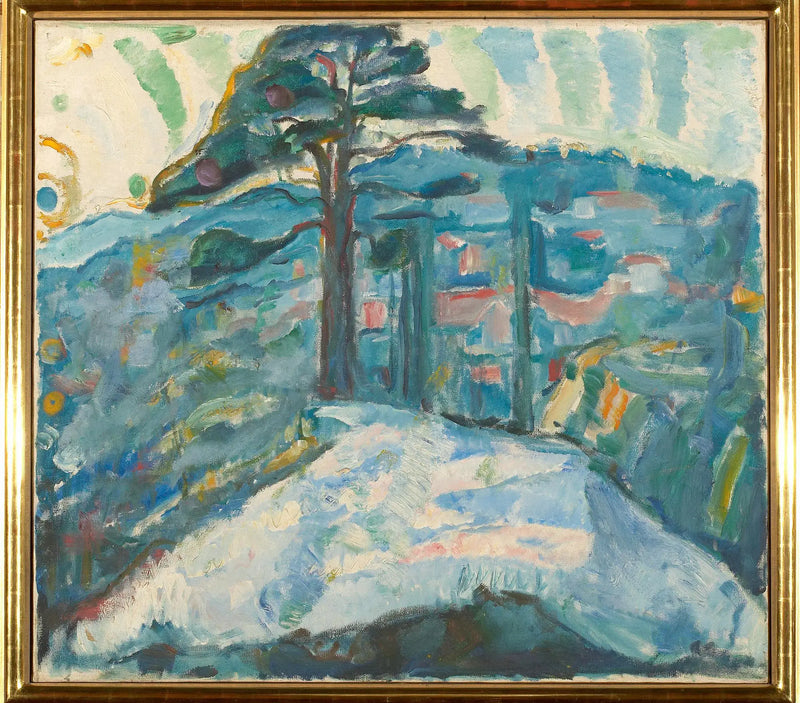 Kragerø'da Kış - Edvard Munch