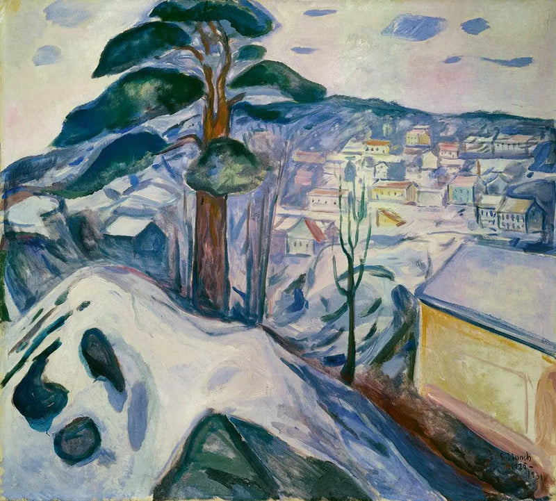 Kragerø'da Kış - Edvard Munch