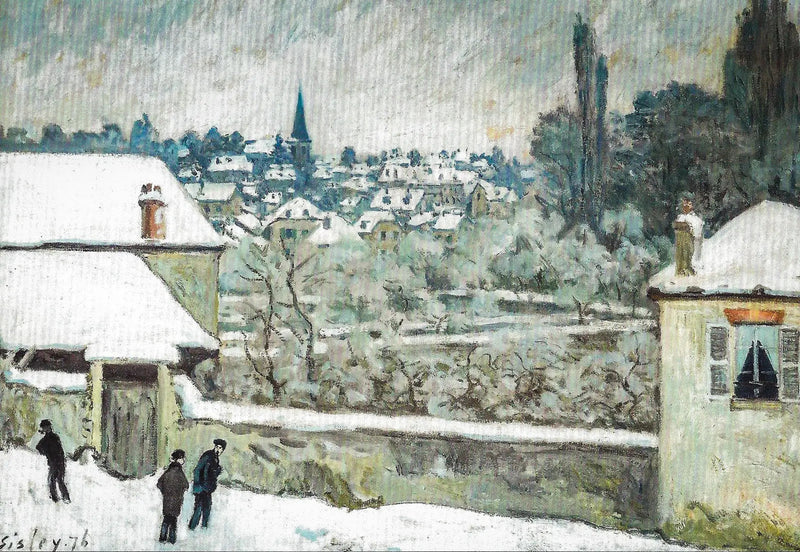 Louveciennes'de Kış - Alfred Sisley