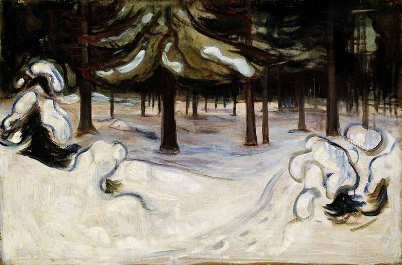 Ormanda Kış, Nordstrand - Edvard Munch
