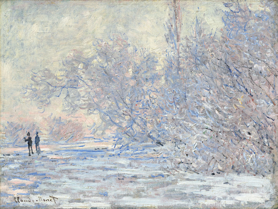 Giverny'de Kış - Claude Monet