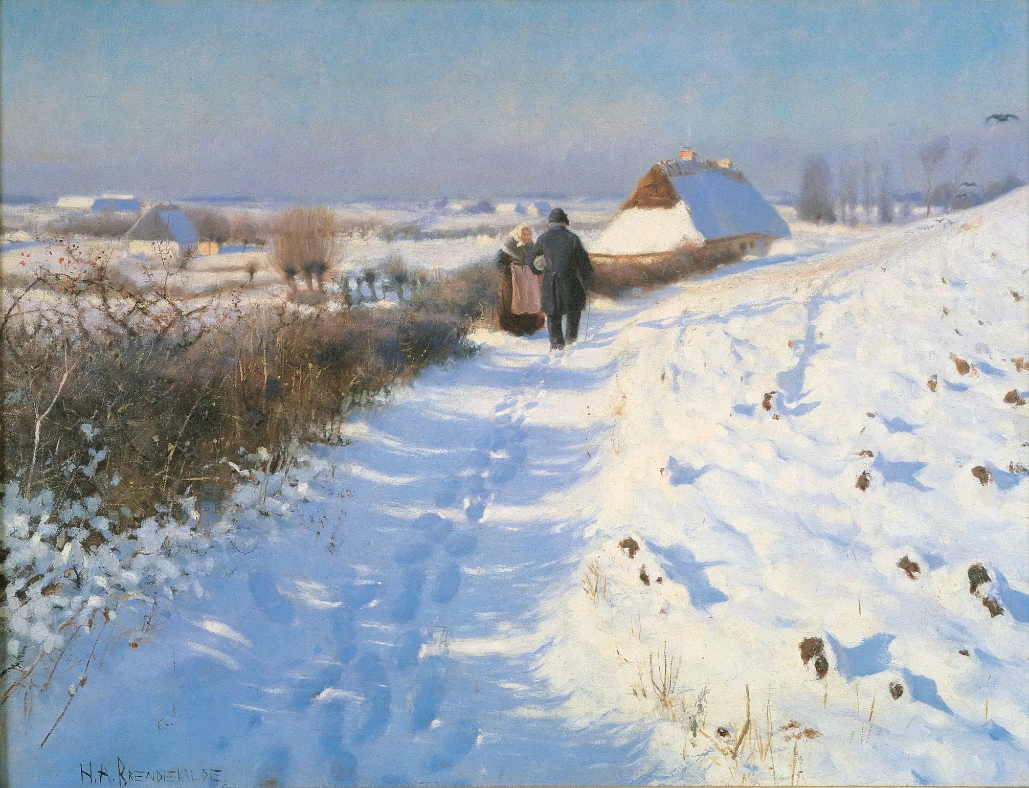 Hiver - H. A. Brendekilde - Alpha Reproduction