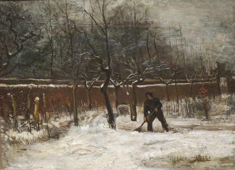 Kış (Kar Altında Papaz Evinin Bahçesi) - Vincent van Gogh
