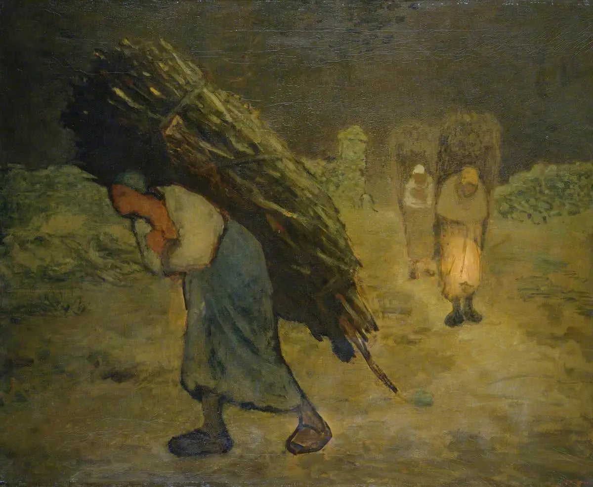 Hiver les ramasseurs de pédés - Jean-François Millet - Alpha Reproduction
