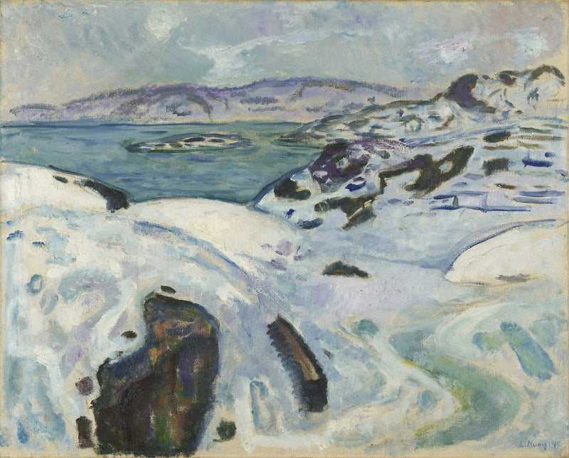 Kıyıda Kış - Edvard Munch
