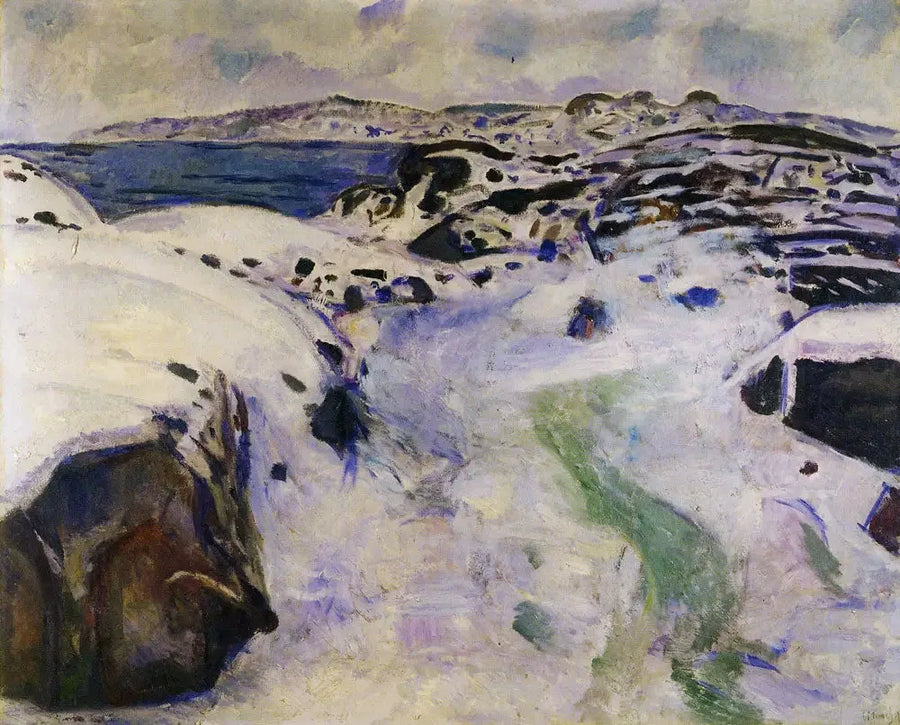 Kıyıda Kış - Edvard Munch