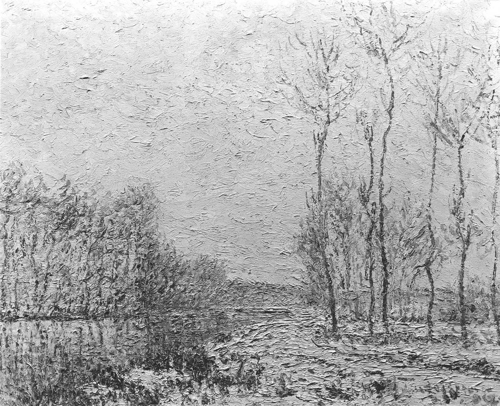 Hiver sur les bords de l'Eure - Gustave Loiseau