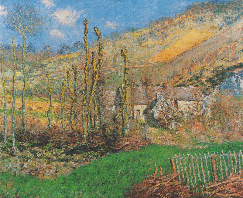 Val de Falaise W975'te kış manzarası - Claude Monet