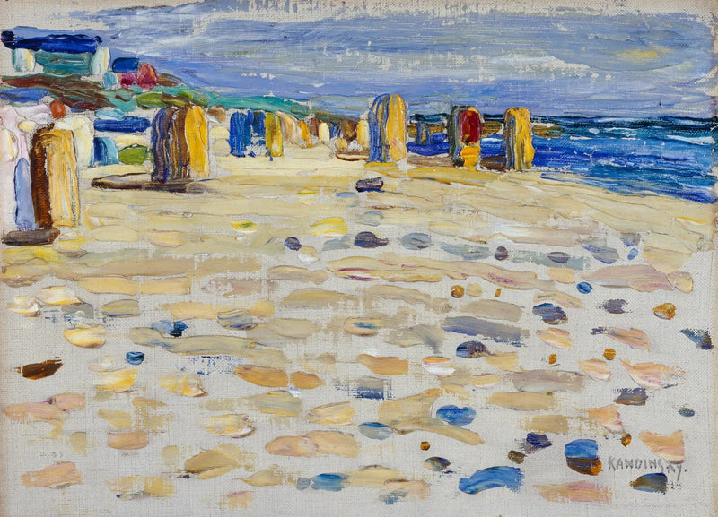 Hollanda - Plaj Sandalyeleri - Vassily Kandinsky
