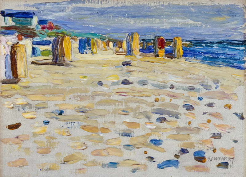 Hollanda - Plaj Sandalyeleri - Vassily Kandinsky
