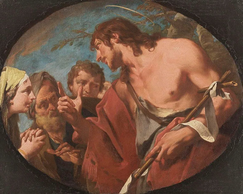 Yuhanna Vaftizci'nin Vaazı - Giovanni Battista Pittoni