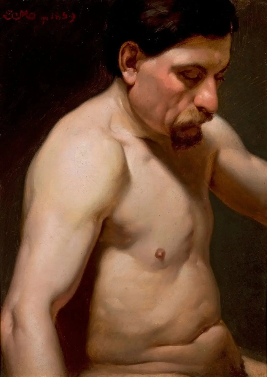 Yarım çıplak adam - Jan Matejko