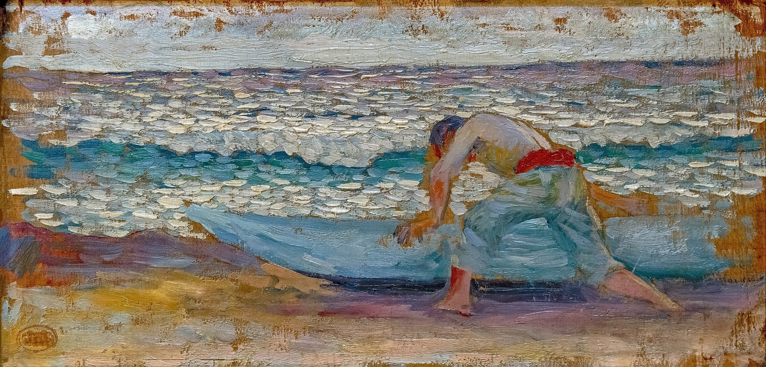 Homme à la barque - Henri-Edmond Cross