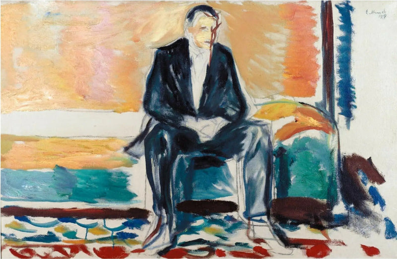 Oturan Adam - Edvard Munch