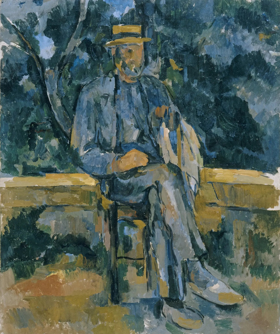Oturan Adam - Paul Cézanne
