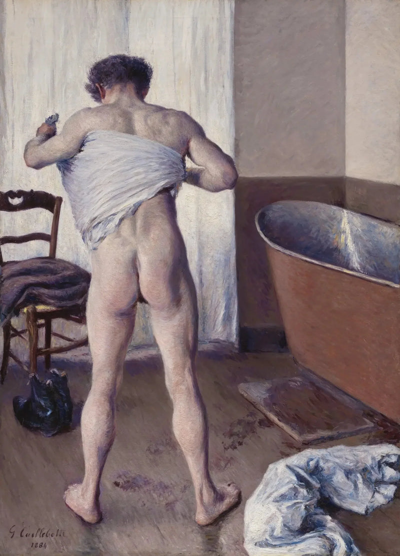 Banyodaki Adam - Gustave Caillebotte