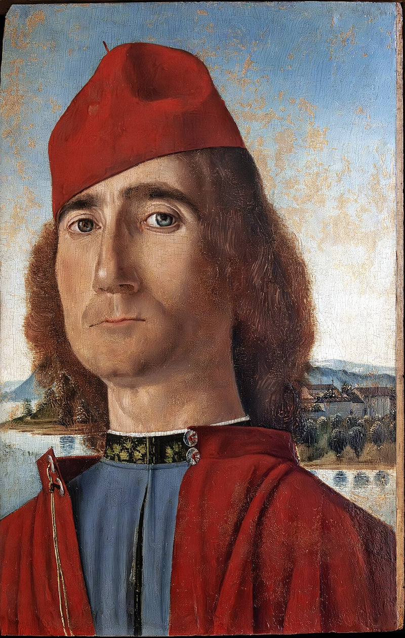 Kırmızı Bereli Adam - Vittore Carpaccio