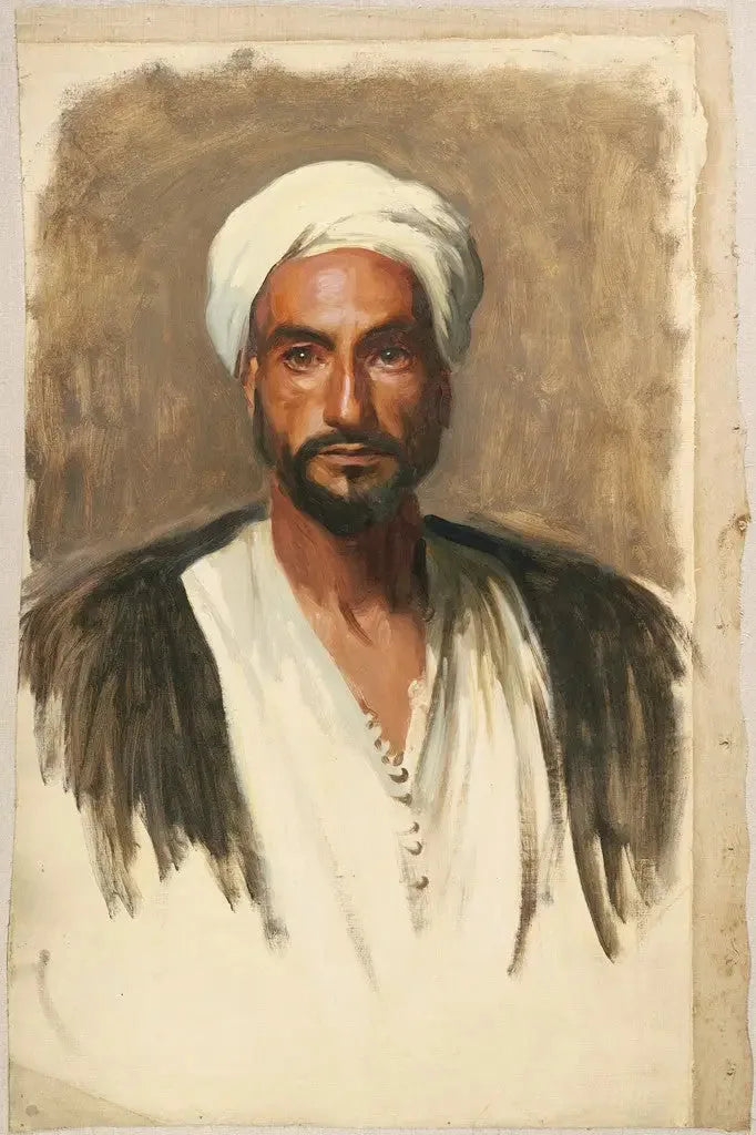 Beyaz turbanlı adam - John Singer Sargent