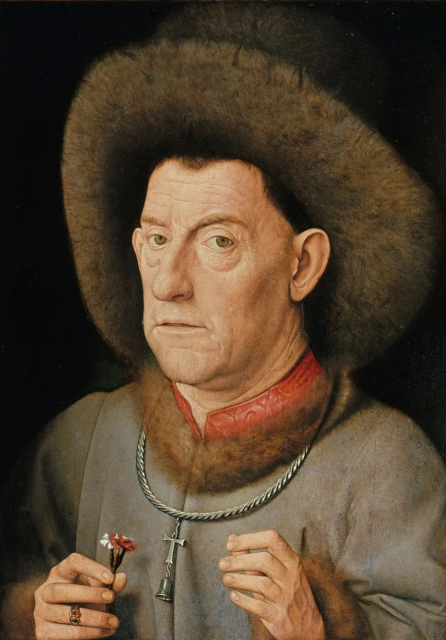 Erkek ve zambak - Jan van Eyck
