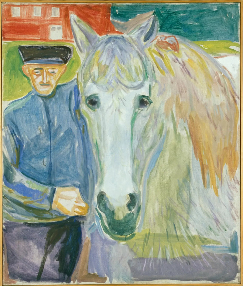 Bir Atla Adam - Edvard Munch