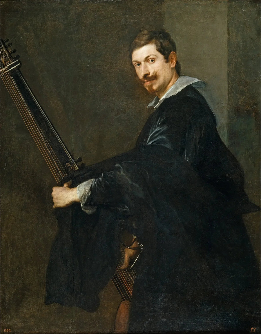 Erkek ve bağlama - Antoine van Dyck
