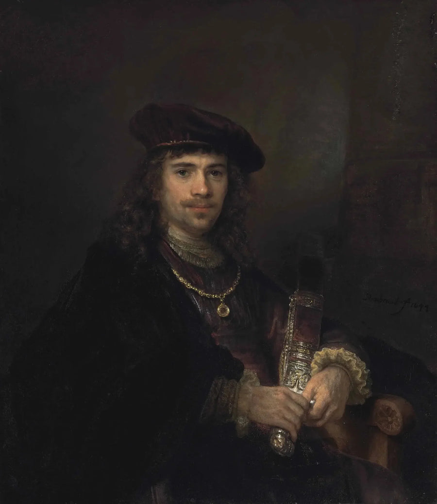 Kılıç ve bereli Adam - Rembrandt