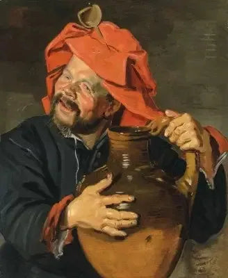Frans Hals - Seramikte Büyük Bir Testeği veya Bir Broş