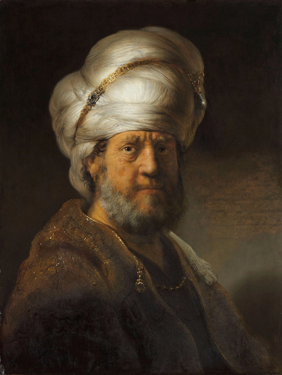 Doğu kostümlü Adam - Rembrandt