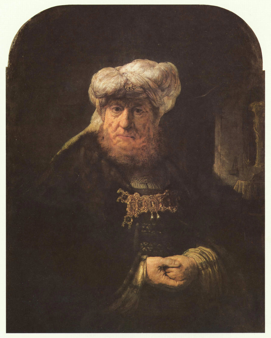 Doğu kostümlü Adam - Rembrandt