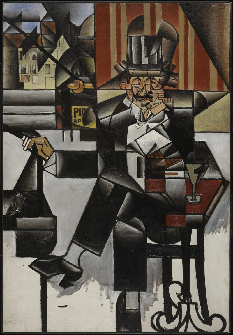 Kafe'deki Adam - Juan Gris