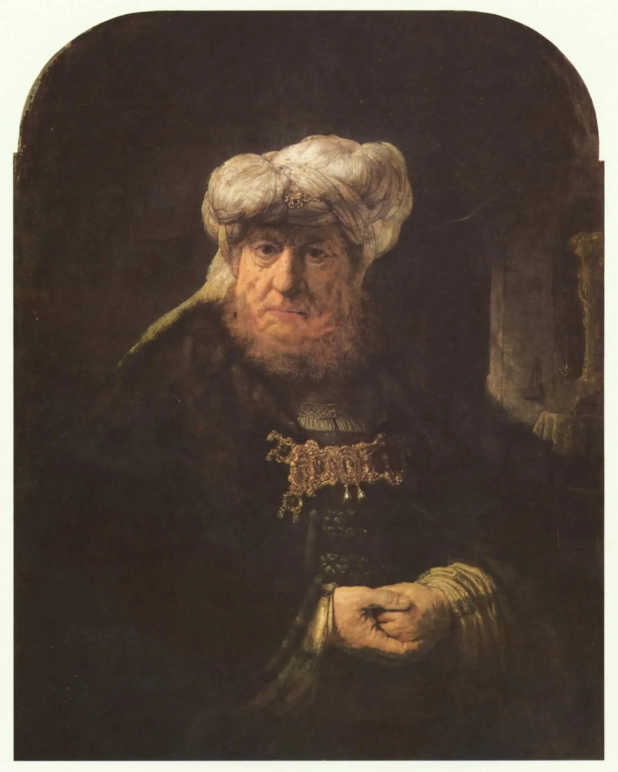 Doğu kostümlü Adam - Rembrandt