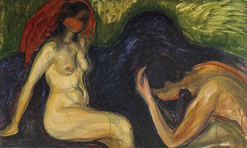 Adam ve Kadın - Edvard Munch