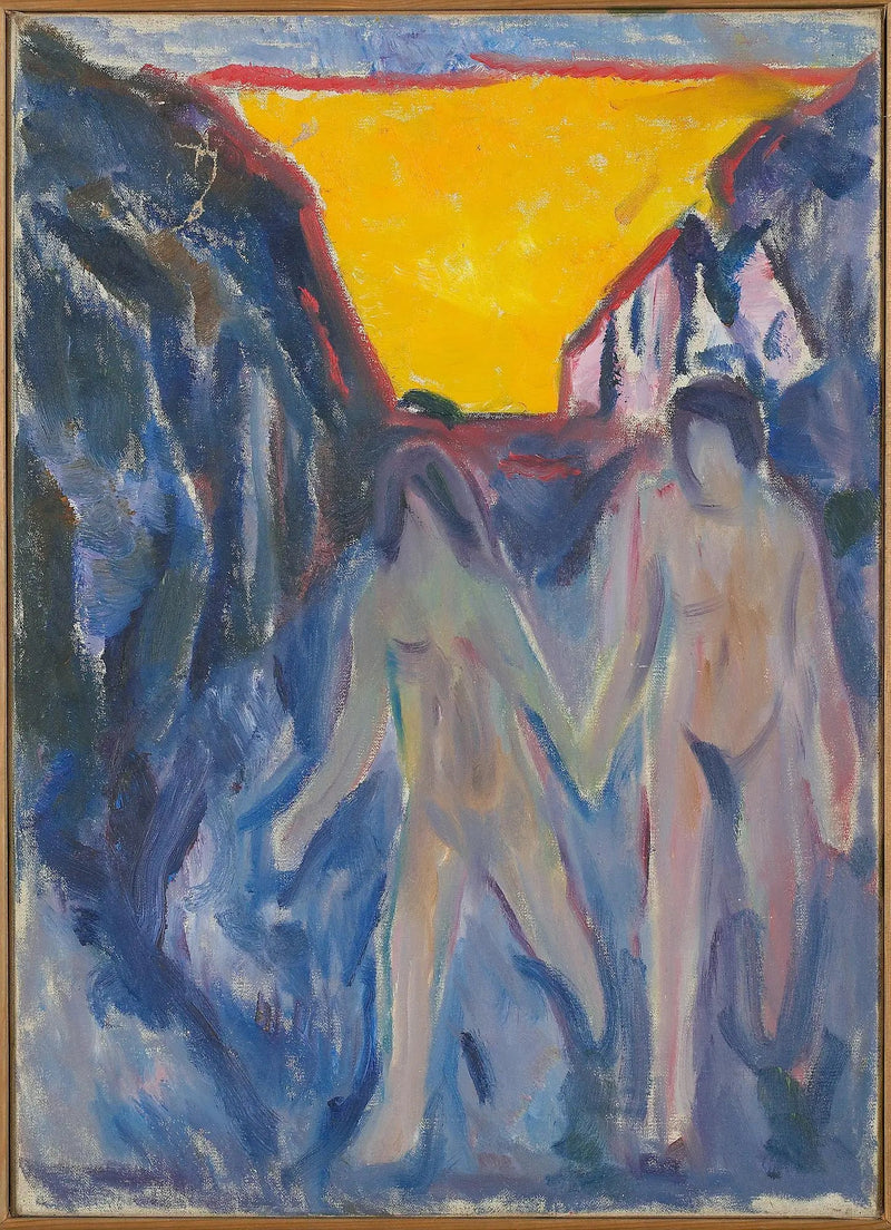 Çıplak Adam ve Kadın, Yürüyüş - Edvard Munch