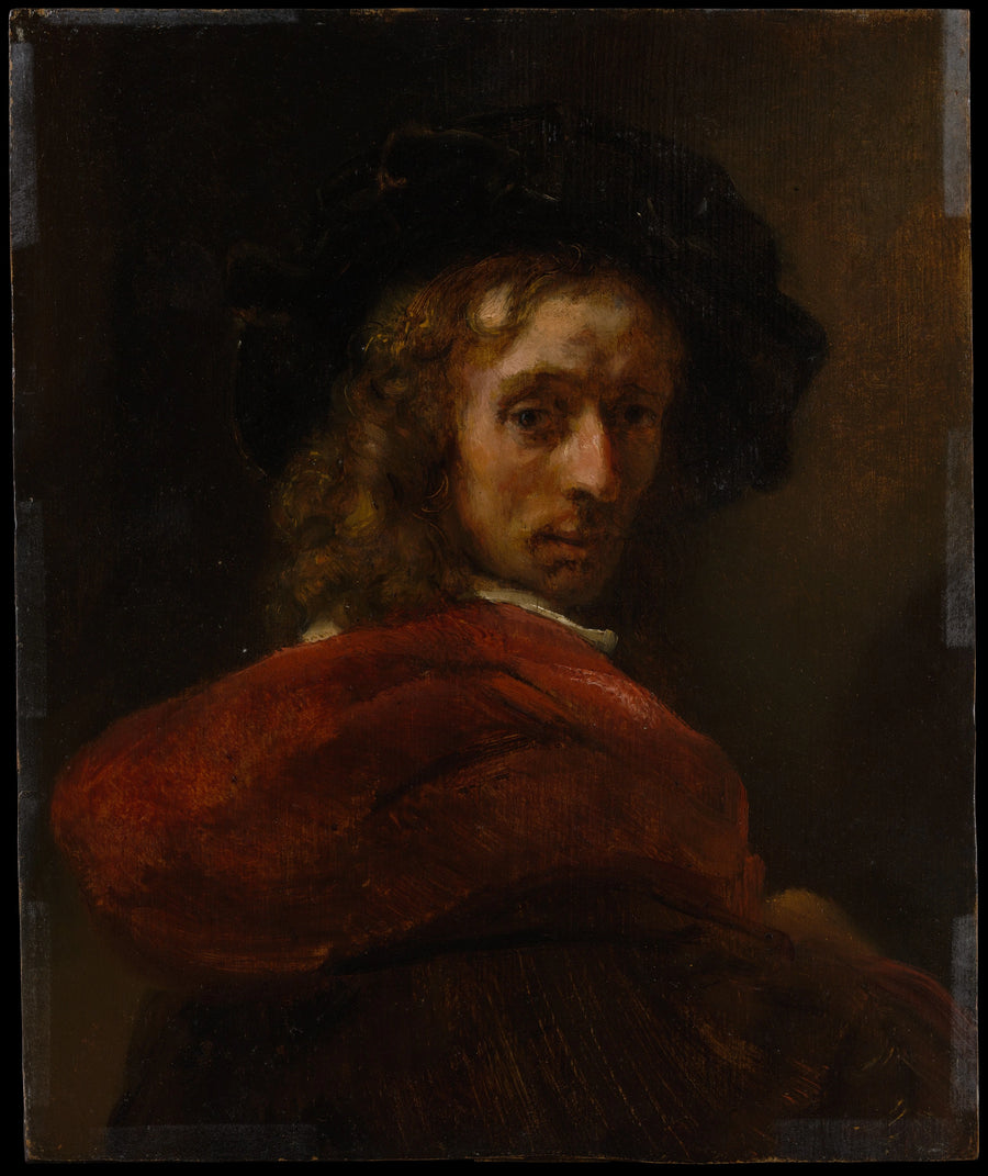 Kırmızı Pelerinli Adam - Rembrandt