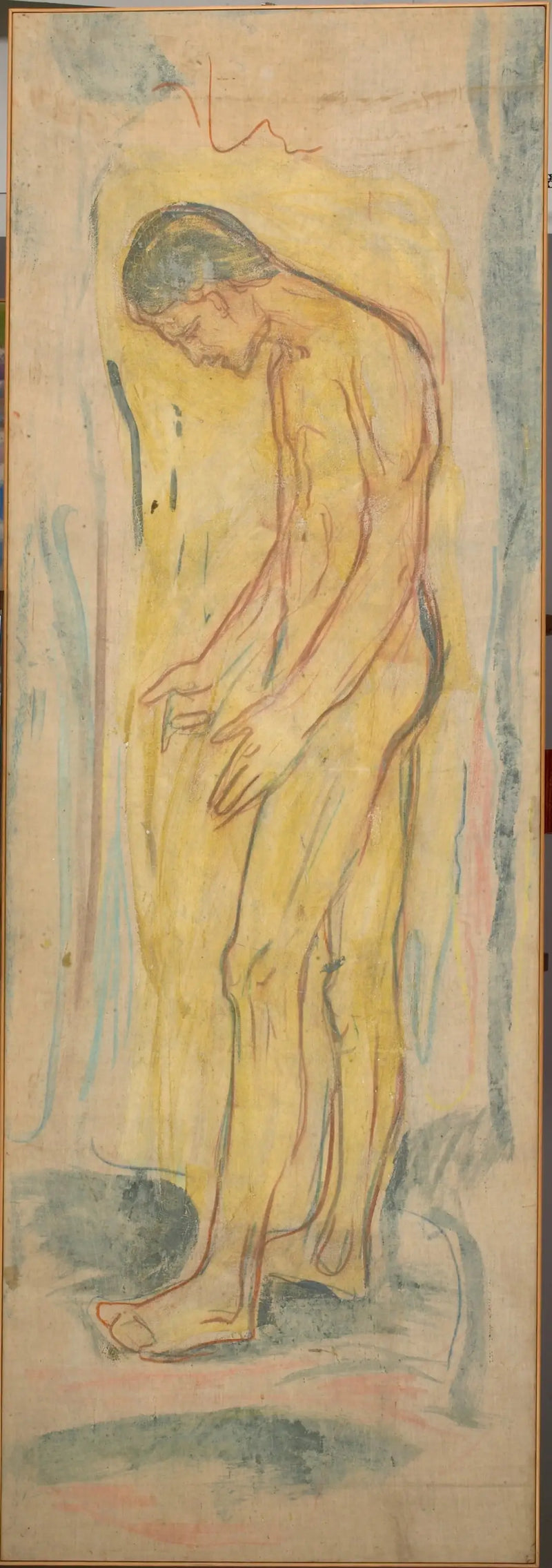 Ayakta Duran Çıplak Adam. La SSource - Edvard Munch